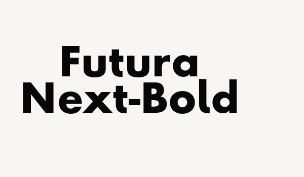 Futura Next-Bold Font