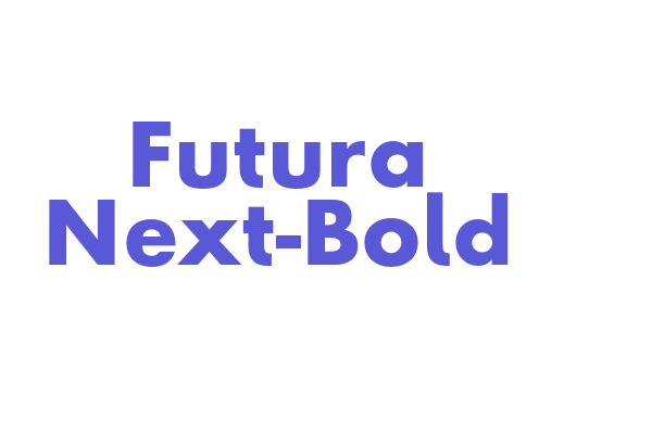 Futura Next-Bold Font