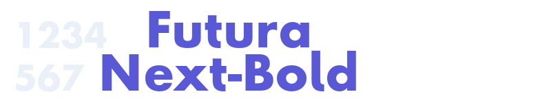 Futura Next-Bold-related font