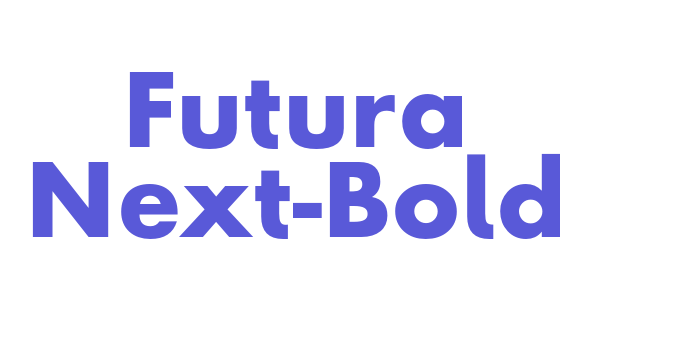 Futura Next-Bold Font