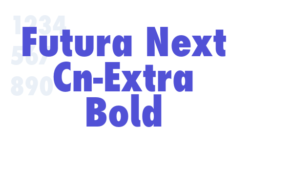 Futura Next Cn-Extra Bold font download