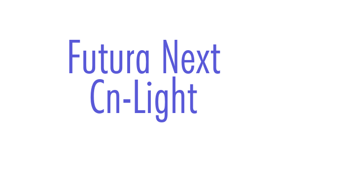 Futura Next Cn-Light Font Download