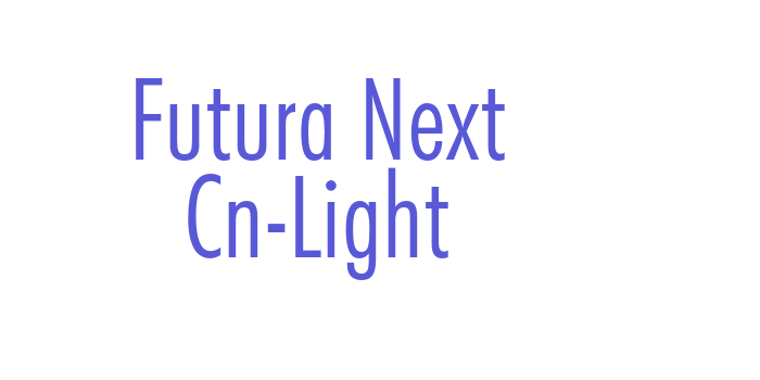 Futura Next Cn-Light Font