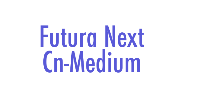 Futura Next Cn-Medium Font Download