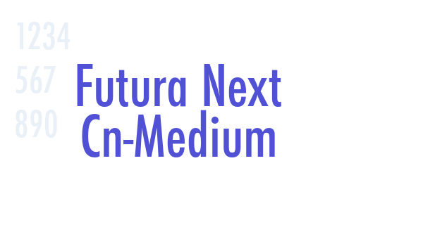 Futura Next Cn-Medium font download