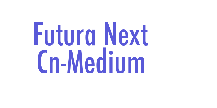 Futura Next Cn-Medium Font