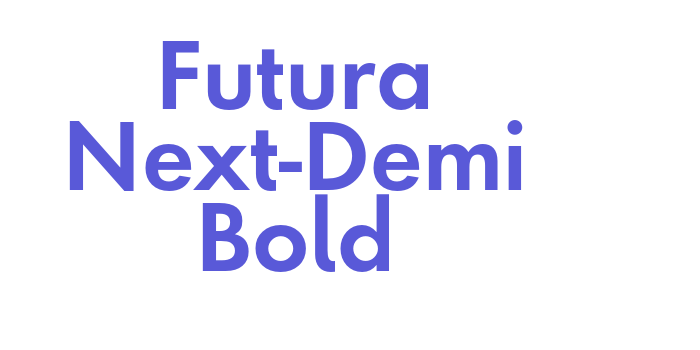 Futura Next-Demi Bold Font Download