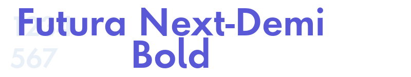 Futura Next-Demi Bold-related font