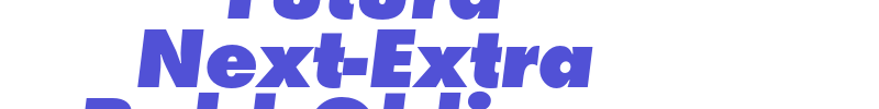 Futura Next-Extra Bold Oblique