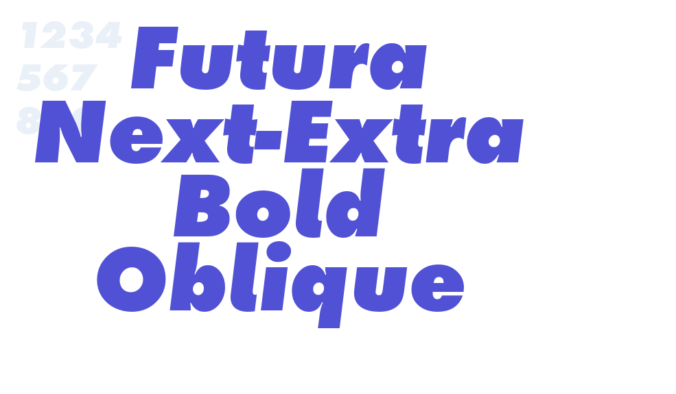 Futura Next-Extra Bold Oblique-font-download