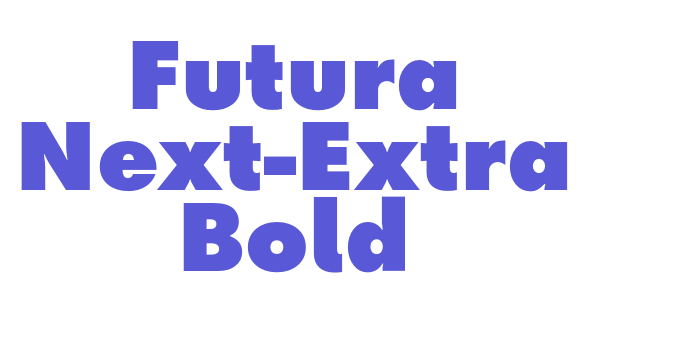 Futura Next-Extra Bold Font Download