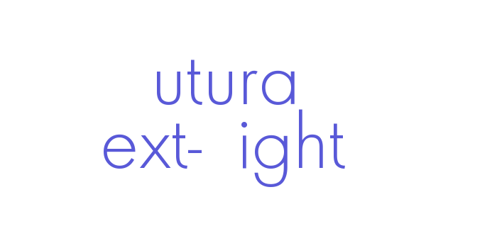 Futura Next-Light Font