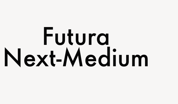 Futura Next-Medium Font