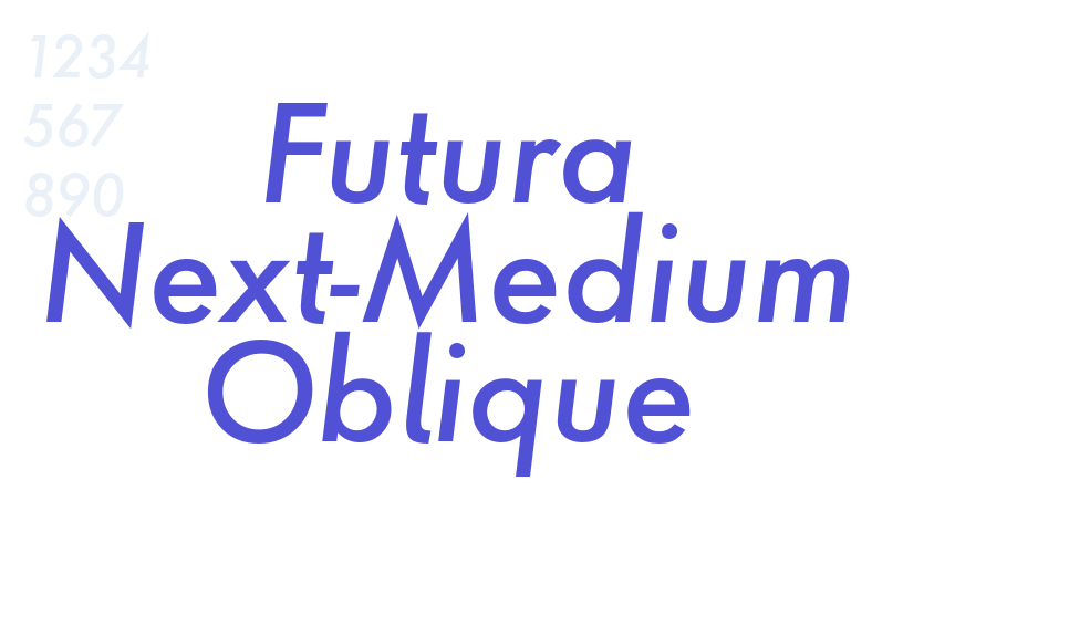 Futura Next-Medium Oblique-font-download