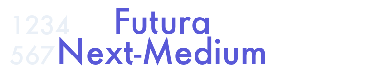 Futura Next-Medium-related font