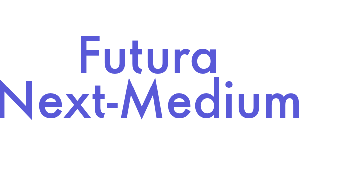 Futura Next-Medium Font