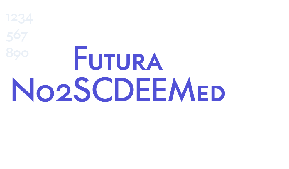 Futura No2SCDEEMed-font-download