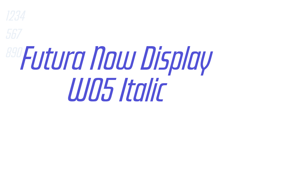 Futura Now Display W05 Italic-font-download