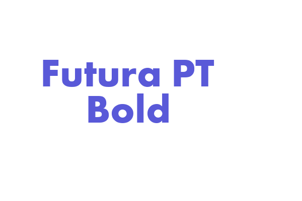 Futura PT Bold Font