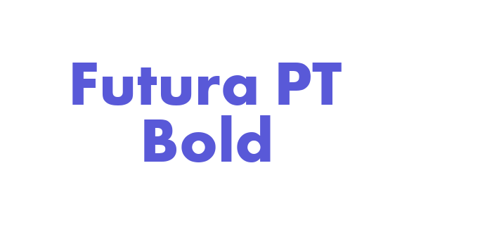 Futura PT Bold Font Download