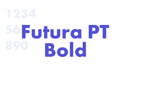 Futura PT Bold font download