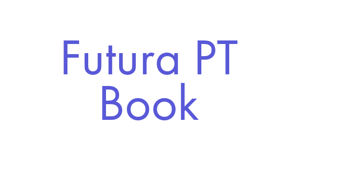 Futura PT Book Font