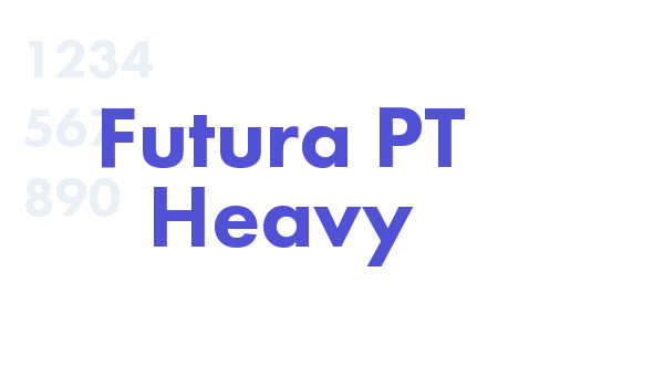 Futura PT Heavy font download