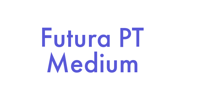 Futura PT Medium Font Download