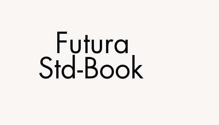 Futura Std-Book font download