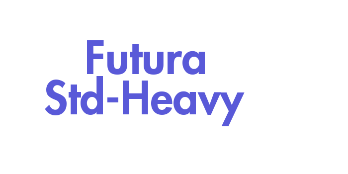 Futura Std-Heavy Font Download