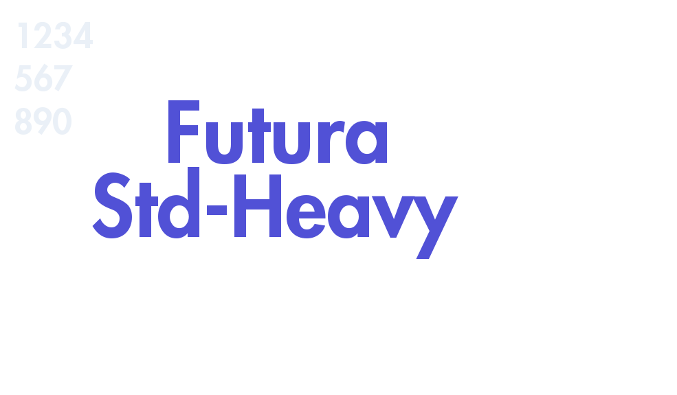 Futura Std-Heavy-font-download