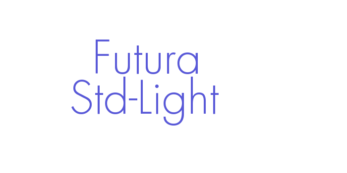 Futura Std-Light Font Download