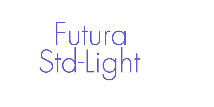 Futura Std-Light Font