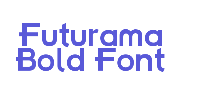 Futurama Bold Font Font Download