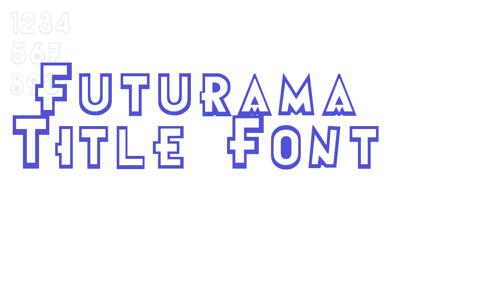 Futurama Title Font-font-download