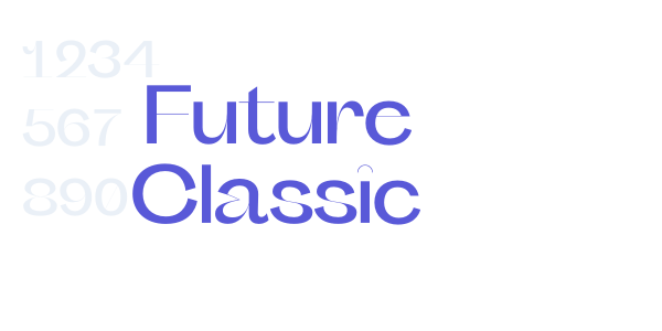 Future Classic font free