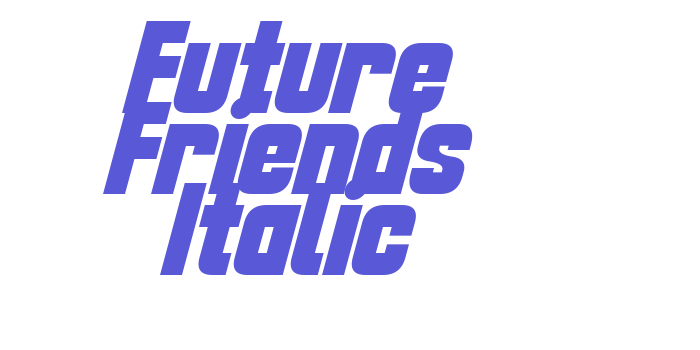 Future Friends Italic Font Download