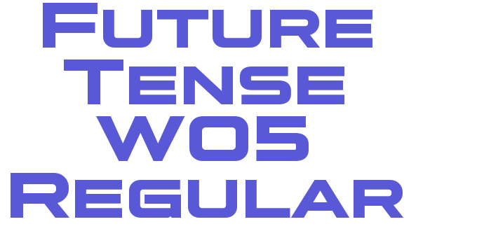 Future Tense W05 Regular Font Download