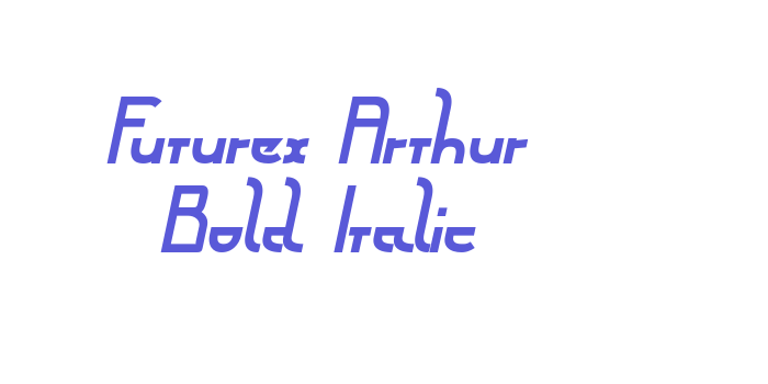 Futurex Arthur Bold Italic Font Download