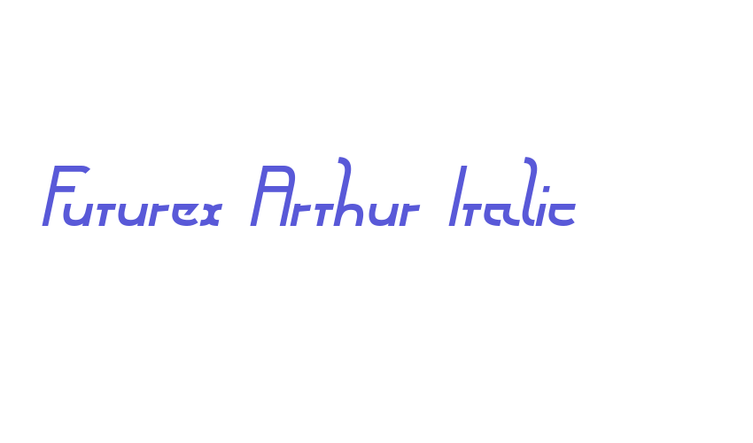 Futurex Arthur Italic Font Download