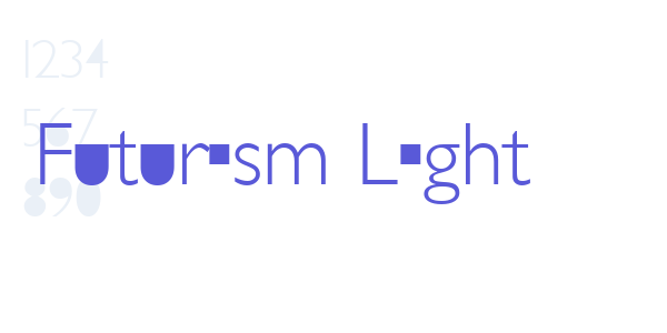 Futurism Light font