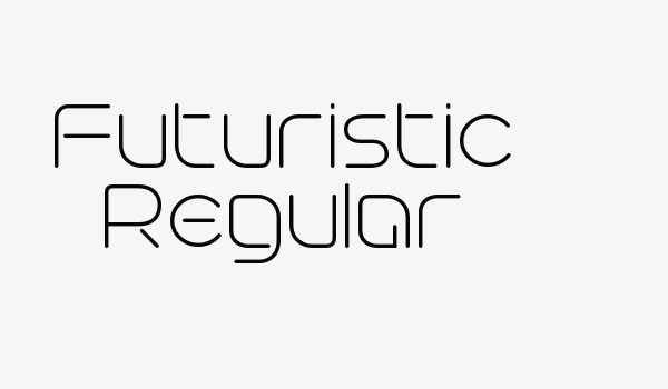 Futuristic Regular Font