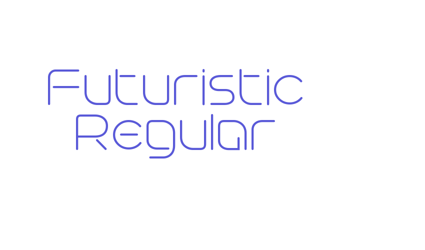 Futuristic Regular Font