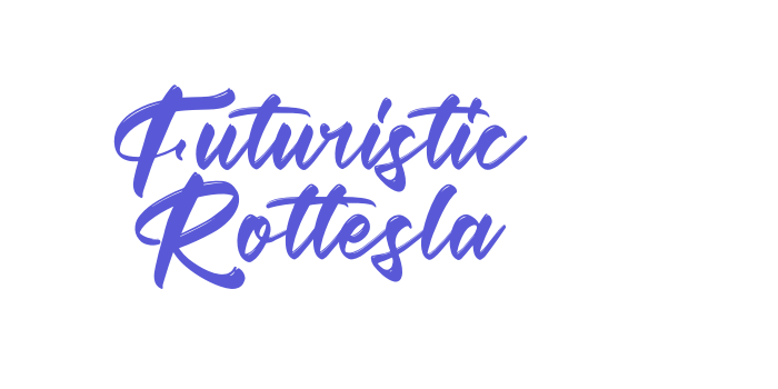 Futuristic Rottesla Font Download