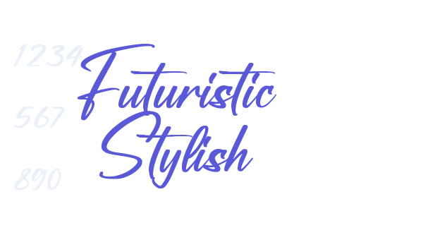 Futuristic Stylish font free