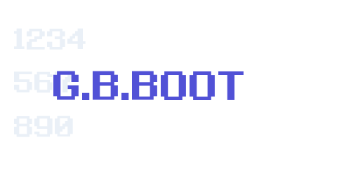 G.B.BOOT-font-download