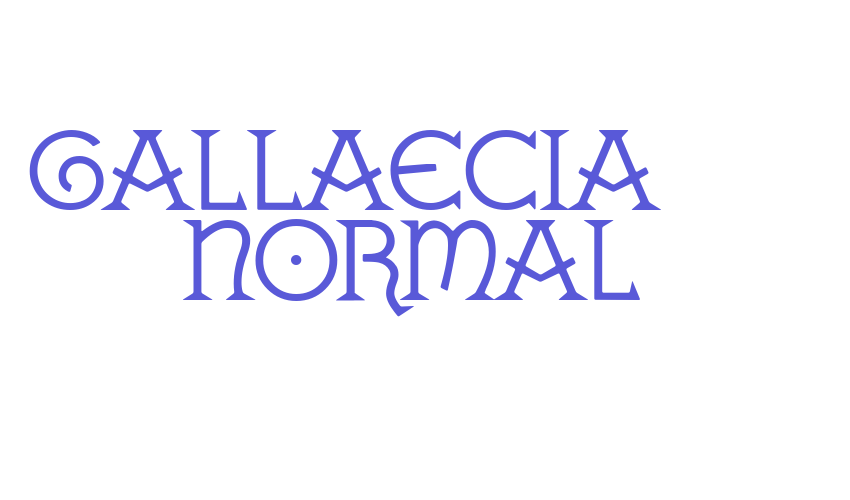 GALLAECIA     Normal Font Download