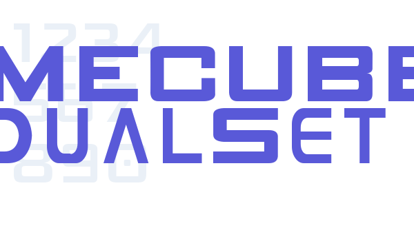 GAMECUBEN DualSet Font