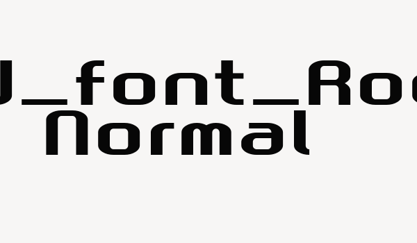 GAU_font_Root Normal Font