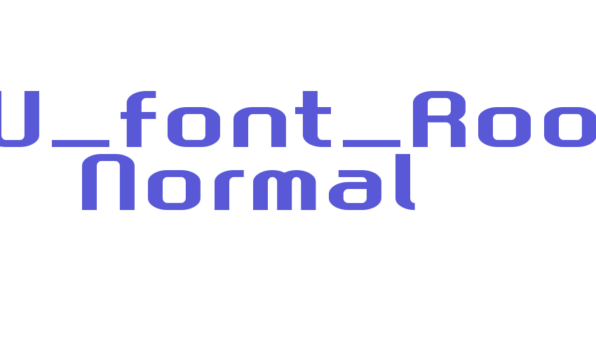 GAU_font_Root Normal Font